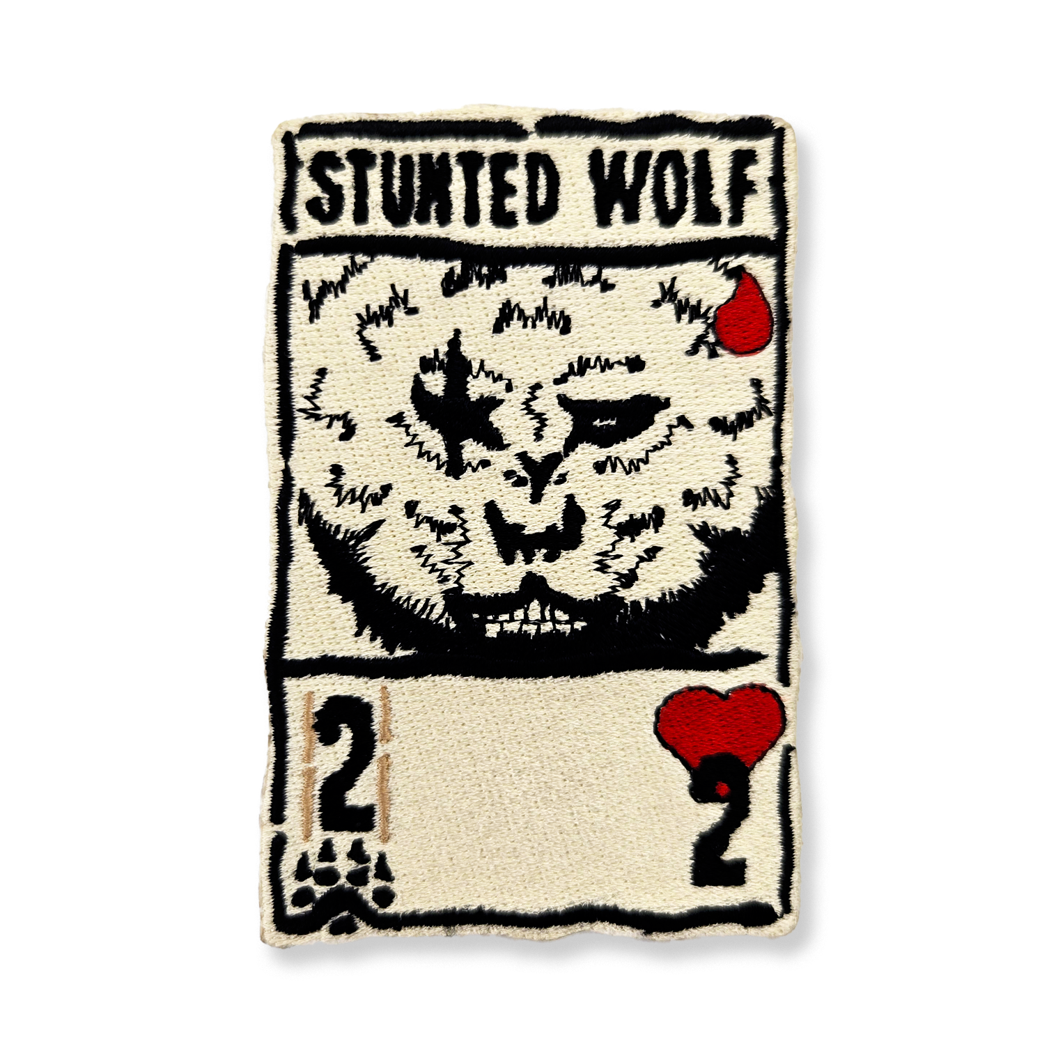 Stunted Wolf Patch Card
